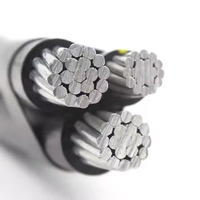 Cable ABC Autoportante Aéreo con Aislamiento XLPE, Conductor de Aluminio Triplex Estándar ICEA AAAC ACSR AAC