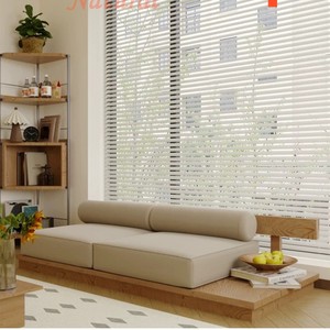 Sofá en Forma de L de Madera Maciza de Pino, Lacado en Blanco, Tapizado con Relleno de Espuma, Muebles para Sala de Estar - Product Image 1