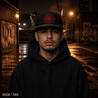 Casquette Trucker 5 Panneaux Vintage Personnalisée avec Broderie, Visière en Mousse et Filet, Style Urbain Chicano Côte Ouest, Vente en Gros