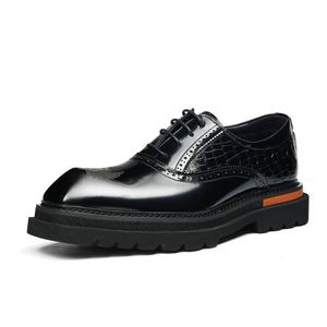 Zapatos de Hombre de Lujo de Diseñador, Novedad 2025, Superventas, Estilo Británico Niuli, Casuales de Negocios, con Suela Gruesa, Formales, Transpirables y Ligeros - Product Image 3