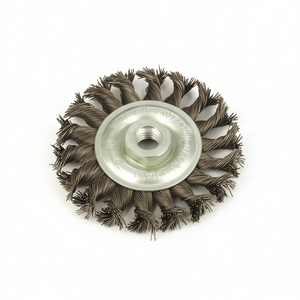 TTAKE Twisted Bunch Circular <b>Brush</b> M14 Steel Abrasive <b>Brush</b> For Metal Polishing - Product Image 2