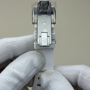 Orologi di lusso da uomo 055 Style Bubba Watson con lunetta in titanio grigio <span class=keywords><strong>TiC</strong></span> e cinturino in gomma bianca, orologio da polso meccanico manuale - Product Image 6