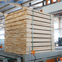 Machine à bois Saifan Sf8005+8010, machine à découper le contreplaqué avec alimentation par palettes en bois et empileur