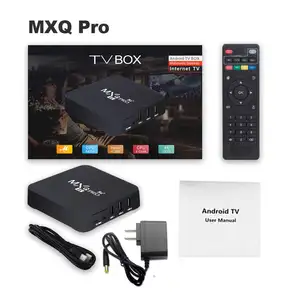 Gaxever Ram 2GB ROM 16GB Android Smart Box H.265 HD 3D Dual Band 2.4G/5.8G WiFi Quad Core MX Q Pro 4k 5g android tv box