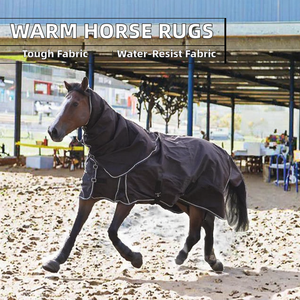 Coperte per Cavalli Fanfaree, Leggere e Impermeabili, con Fodera in Pile di Cotone per l'Inverno, Ideali per Dressage - Product Image 2