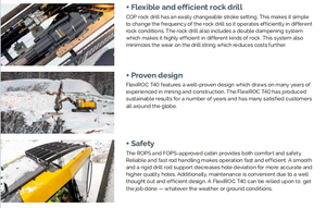 Equipo de Perforación Rotatoria de Alta Eficiencia Epiroc FlexiROC T40 de 168kw para Roca Dura, para Perforación de Barrenos y Exploración - Product Image 6