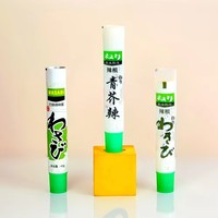 Tube d'emballage écologique pour sauce moutarde avec bouchon à vis, couleur personnalisée et impression UV, en aluminium-plastique/PE