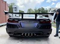 Diffuseur arrière en fibre de carbone style OE pour Corvette C8 Z06 Eray 2023 2025 S9
