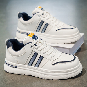 Nueva Llegada: Zapatos Blancos Transpirables para Hombre, Ligeros, Resistentes al Desgaste, Modernos, Versátiles, Casuales, para Uso Diario - Product Image 3