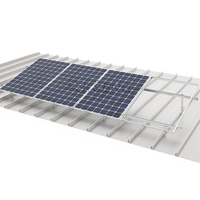 Support de montage solaire réglable pour toiture, pour une installation sécurisée des modules photovoltaïques et une production d'énergie améliorée