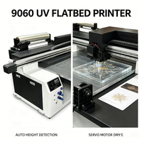 Imprimante UV Funjar 9060, machine multifonctionnelle pour l'impression sur surfaces plates et cylindriques, verre, métal, cuir, céramique