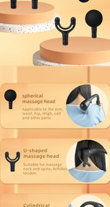 Pistola de Masaje de Percusión Manual Personal 2025, Martillo de Masaje Vibratorio para el Cuidado del Cuerpo con Control Remoto Inalámbrico - Product Image 5