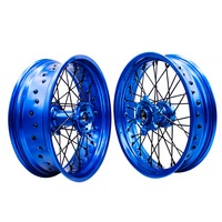 Ensemble complet de roues de moto Supermoto, jantes Supremoto avec moyeu et rayons pour WR 450F 2022