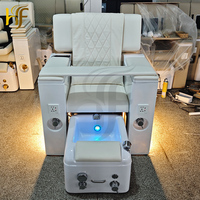 Meilleures ventes Station de pédicure de massage électrique Salon de manucure Spa des pieds Fauteuil de pédicure et manucure de luxe sans canalisation