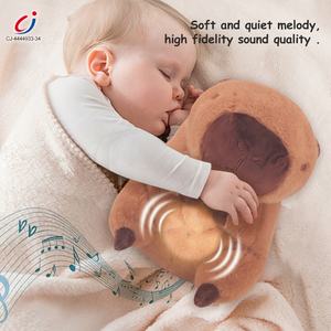 Juguete de <span class=keywords><strong>Peluche</strong></span> Chengji <span class=keywords><strong>para</strong></span> <span class=keywords><strong>Dormir</strong></span> y Respirar, Muñeco de <span class=keywords><strong>Peluche</strong></span> Suave <span class=keywords><strong>para</strong></span> Bebés, Juguete de <span class=keywords><strong>Peluche</strong></span> Eléctrico Relajante - Product Image 4