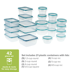 2025 Hot Plastic Food <b>Container</b> Set Lids 17-Piece Kitchen Storage <b>Containers</b> Freshness Preservation Detachable Foldable Classic - Product Image 2