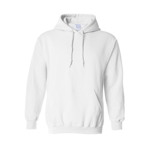 Sweats à <span class=keywords><strong>capuche</strong></span> blancs unis avec logo personnalisé pour hommes Vente en gros pas cher - Product Image 2
