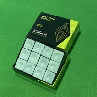 Craie de billard Saellee S9 Big Box, 12 pièces par boîte, craie verte huileuse et sèche pour queue de billard, en stock, vente en gros, logo personnalisé OEM
