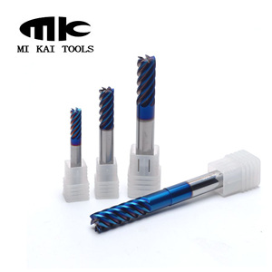 Solid Carbide tráng 6-Flute End Mill tùy chỉnh 65 HRC CNC máy công cụ cắt với OEM hỗ trợ - Product Image 5