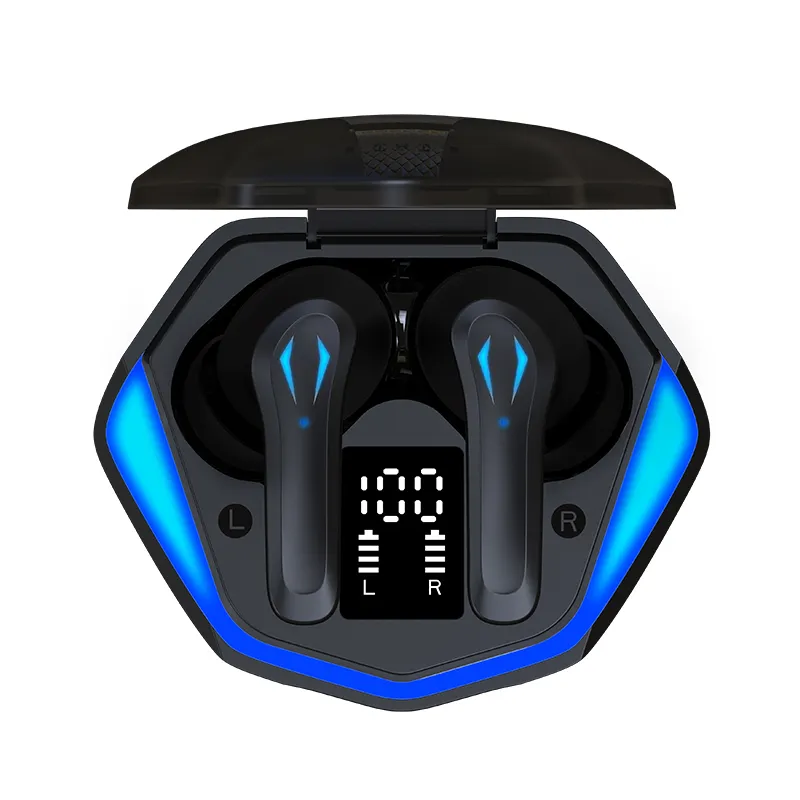 ES-S18 Gaming Koptelefoon & Headsets Ecouteur Bluetooh V5 Echte Draadloze Oordopjes Bluthoot Hoofdtelefoon Draadloze Oordopjes Mini Led