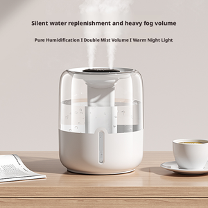 <span class=keywords><strong>Humidificador</strong></span> <span class=keywords><strong>de</strong></span> Gran Capacidad al por Mayor, <span class=keywords><strong>Humidificador</strong></span> <span class=keywords><strong>de</strong></span> Vapor Frío <span class=keywords><strong>de</strong></span> Doble Boquilla con Pantalla Digital para el Hogar y el Dormitorio - Product Image 6