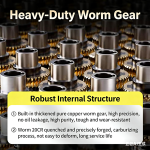 מפחית מהירות תולעת <span class=keywords><strong>CE</strong></span> NMRV RV30/40/60/90 מפחית מהירות תולעת קטן עם מעטפת אלומיניום ומנוע ליבה נחושת למסוע - Product Image 4
