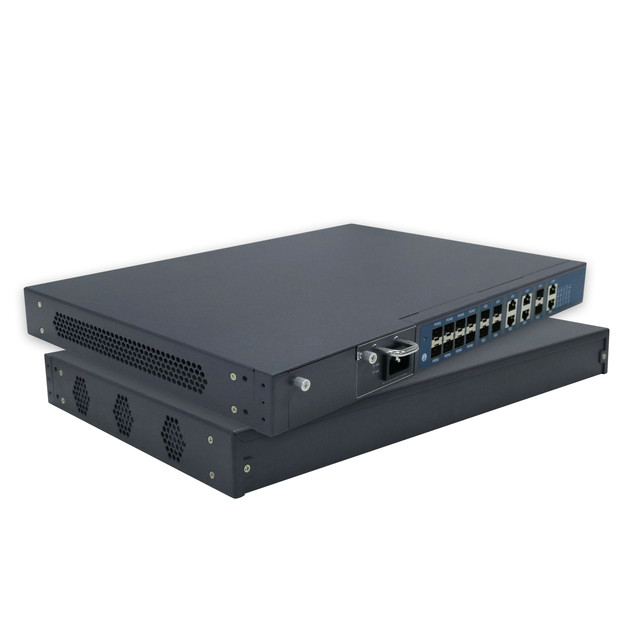 Fiber Optic Telecommunication 8 PON GPON OLT SFP connect with Splitter