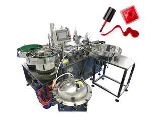 Automatic Electric <b>Nail</b> Polish Filling Machine for Gel in Glass Vials with High-Accuracy <b>Brush</b> Inserting and Capping System - Product Image 1