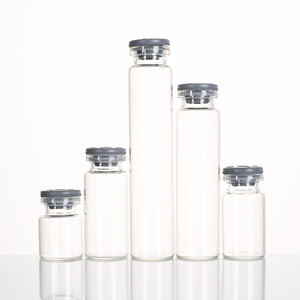 Botella <span class=keywords><strong>de</strong></span> Penicilina Transparente al por Mayor <span class=keywords><strong>de</strong></span> Ru Star, Botella <span class=keywords><strong>de</strong></span> Vidrio para Inyección Farmacéutica, Cápsulas <span class=keywords><strong>de</strong></span> Medicina con Tapa <span class=keywords><strong>de</strong></span> Sellado <span class=keywords><strong>de</strong></span> Goma - Product Image 1