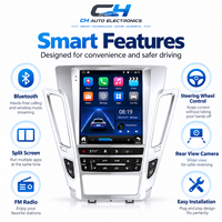 Pour Cadillac CTS 2007-2012 Écran tactile HD 9,7 pouces Autoradio Android CarPlay sans fil Bluetooth Navigation GPS