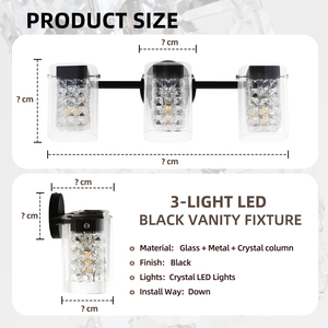 Hot Selling Modern Black Iron LED <b>Wall</b> Lamps for Apartment Living Room Bedroom Bathroom Decoration Nordic Minimalist <b>Sconce</b> - Product Image 6