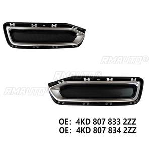 Para Audi A6L C8: Panel de embellecedor de la salida de escape, cubierta de la salida de escape, pieza de modificación 4KD807833 2ZZ 4KD807834 2ZZ - Product Image 5
