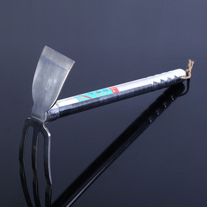 Stainless Steel Dual-End Rake And Pickaxe With Anti-Slip Handle For Garden Digging And Patio Use - Product Image 3