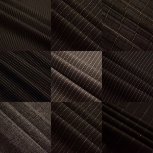 Garis <span class=keywords><strong>Herringbone</strong></span> 50% poliester 45% Viscose 5% spandeks meregang benang kelas berat dicelup belakang disikat kain Roma - Product Image 5