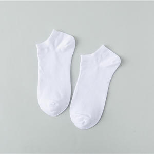 Chaussettes basses d'été en gros de haute qualité, couleur unie, pour loisirs et sport, respirantes et absorbant la transpiration, pour hommes - Product Image 6
