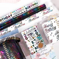 Papier Artisanat Jetable Doré Coloré pour Anniversaire, Revêtu de Silicone, 43x300cm, Luxe Vibrant