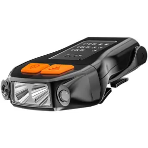 Головной фонарик Cob, светодиодный налобный фонарь с зажимом, заряжаемый от USB, водонепроницаемый Головной фонарь для ночной рыбалки, фонарь с датчиком движения, головной убор, фонарь