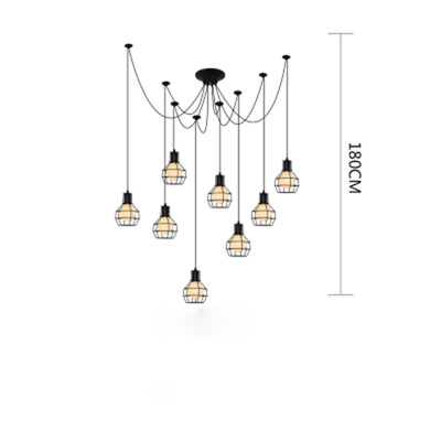 Lustre à 8 têtes