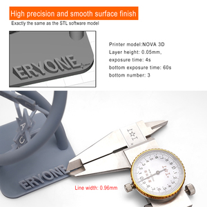 Eritone stampa 3D <span class=keywords><strong>resina</strong></span> lavabile con acqua grigia 405nm <span class=keywords><strong>resina</strong></span> stampa 3d <span class=keywords><strong>resina</strong></span> colabile per stampante 3d - Product Image 6