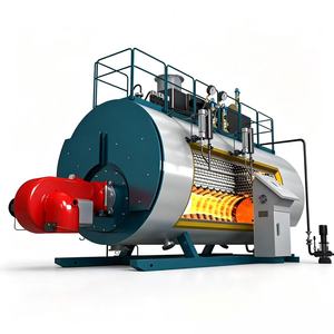 Chaudière à eau chaude horizontale à <span class=keywords><strong>gaz</strong></span> à haut rendement énergétique avec sortie vapeur et contrôle automatique pour les systèmes de chauffage collectif - Product Image 4
