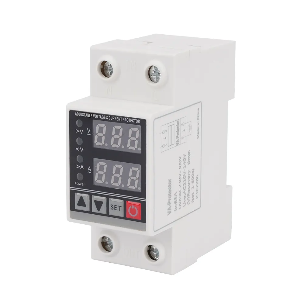 NIN NP Series Intelligent Led Digital Automatic Voltage Regulators Protector Relay