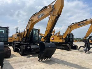 Excavadora de ruedas SANY SY215W usada de alta calidad, 21.5 toneladas, maquinaria para movimiento de tierras con excelentes reseñas, en oferta, con emisiones EPA. - Product Image 3