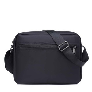 Unisex Nylon Messenger Bag Zipper Closure Multi Pocket 5 Inch Men's Shoulder Bag Daily Use All Seasons - Product Image 4