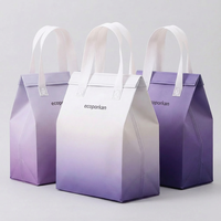 Sacs isothermes jetables recyclables en gros, avec poignée en aluminium, personnalisables, durables, isolés, pour plats chauds/froids à emporter