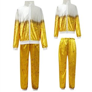 Traje Deportivo Unisex con Estampado <span class=keywords><strong>de</strong></span> Cerveza Hip Hop Gabber, Chándal Elegante para Entrenamiento - Product Image 3