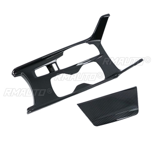 Couvercle de panneau de boîte de vitesses de la console centrale de la voiture en fibre de carbone pour Honda Accord 10e génération 2018-2021 Version essence/Version hybride - Product Image 3