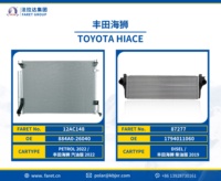 1794011060 Intercooler Mesin Mobil untuk Toyota Hiace Diesel MT 2019 Intercooler Universal Turbo POLAR 87277