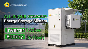 Sistema di Accumulo Energetico Commerciale con Batterie agli Ioni di Litio ad Alta Tensione da 261KWh con Raffreddamento a Liquido, Certificato UE, con Inverter Deye 125KW - Product Image 5