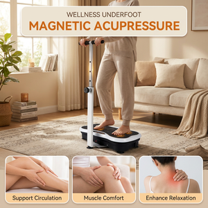 <span class=keywords><strong>Plateforme</strong></span> <span class=keywords><strong>vibrante</strong></span> électromagnétique 4D <span class=keywords><strong>oscillante</strong></span>, appareil de massage médical Power Fit, machine d'exercice <span class=keywords><strong>vibrante</strong></span> avec poignée - Product Image 4