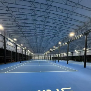 Tente de garage sportive pliable électrique en PVC personnalisable à installation rapide pour padel, pickleball et football - Product Image 2